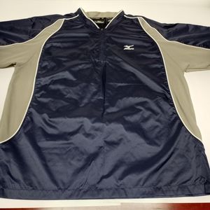 Mizuno Windbreaker Jacket Men's Size Large - Short